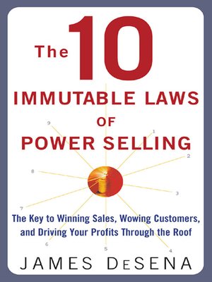 cover image of The 10 Immutable Laws of Power Selling
